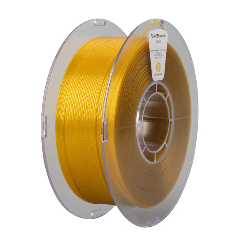 Kexcelled K5 Sparkle /  Glitter PLA Yellow