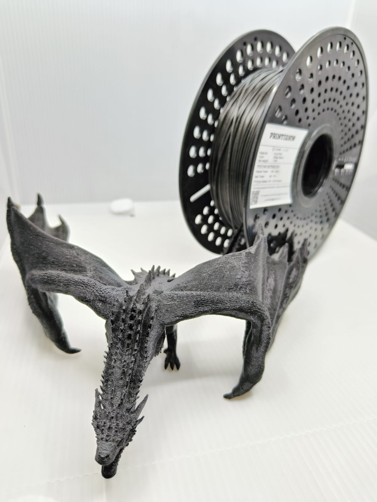 PRINT3DKW PLA PRO 3D Printing Filament Sparkle Black