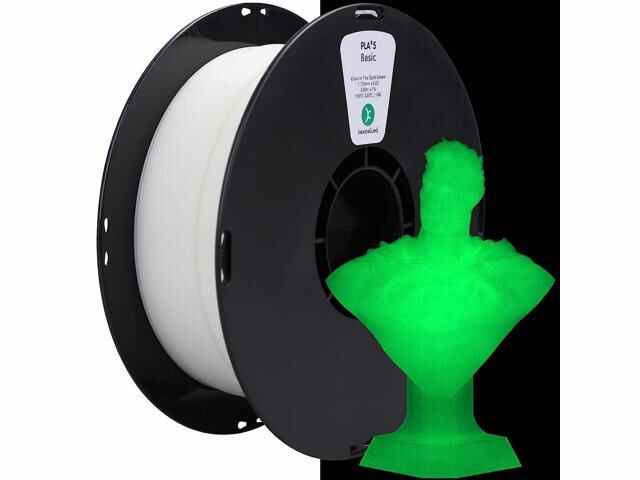 PLA K5C Color Change by temperature and UV Light Kexcelled Glow in Dark Green