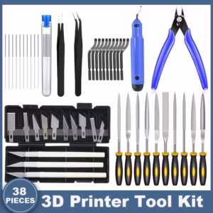 38pcs 3D Printer Tool Kit with Multi-Functional  Printer Maintenance & Model Building