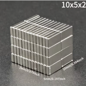 10x5x2mm Square Neodymium Bar Magnets