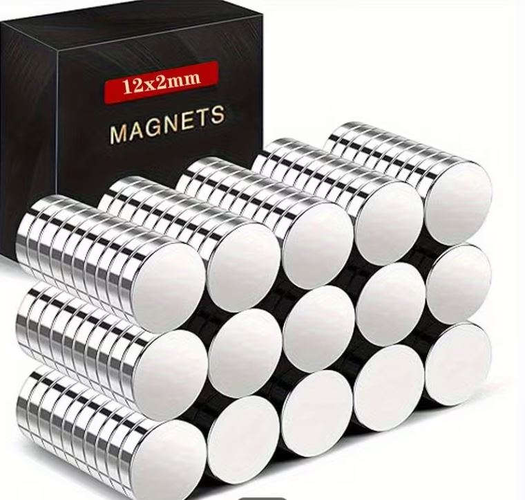 12x2mm Round Neodymium Magnets