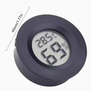 Circular Embedded Electronic Digital Thermometer Hygrometer
