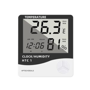 Digital Hygrometer Clock