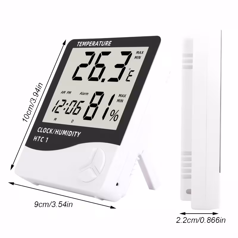 HTC-1 Precision Weather Station, LCD Display without Battery