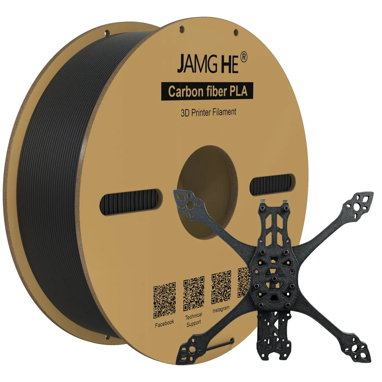 PRINT3DKW (JGH) Carbon Fiber PLA Filament