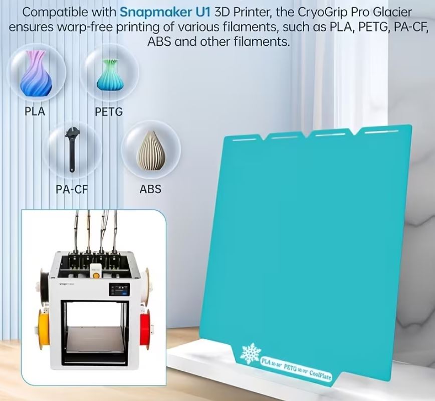Compatible with Snapmaker U1 Build Plate