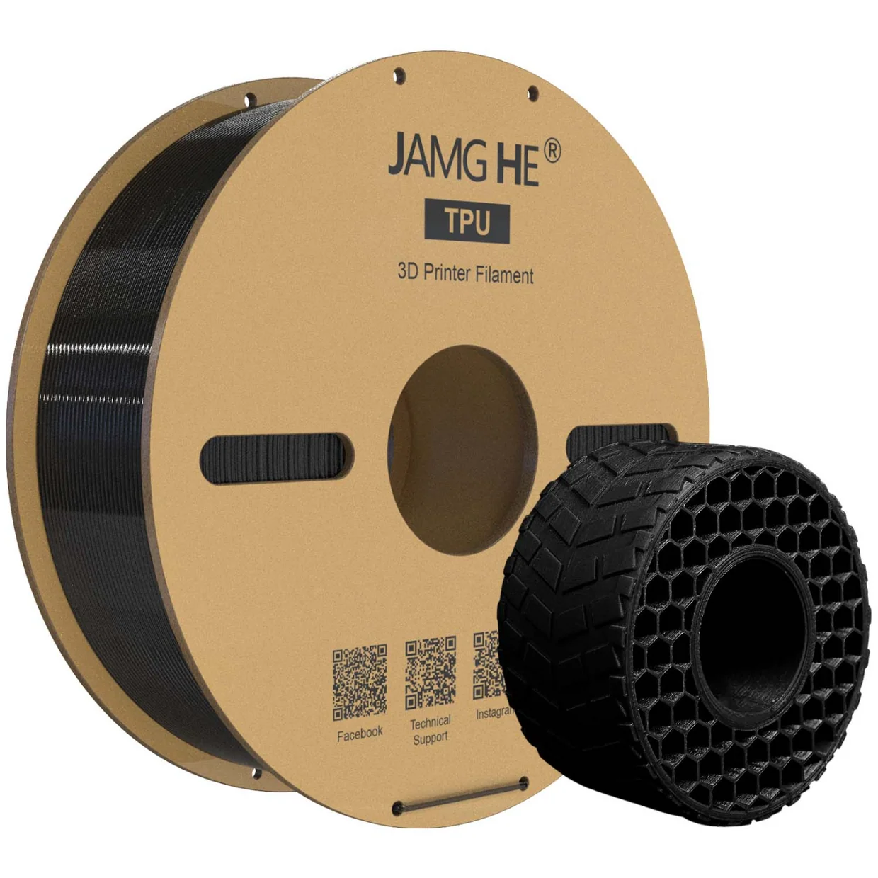PRINT3DKW (JGH) TPU Filament
