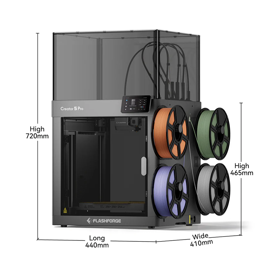 Flashforge Creator 5 Pro Enclosed Multi-Color 3D Printer (Call for price) - Image 3